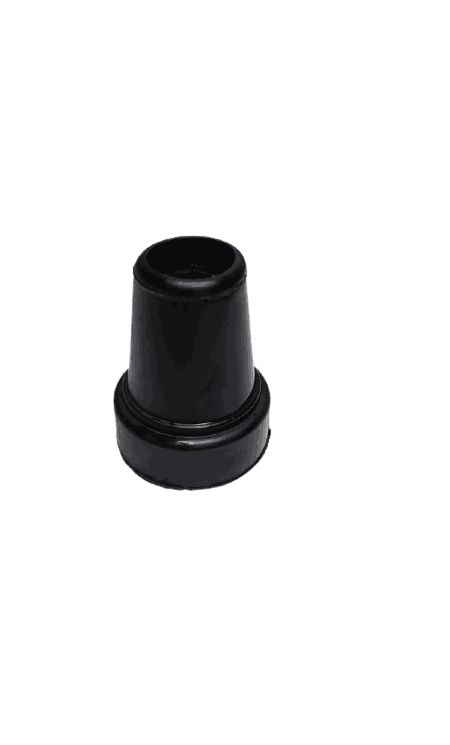 Gummidoppsko, koniske, sorte, 19 mm innvendig diameter