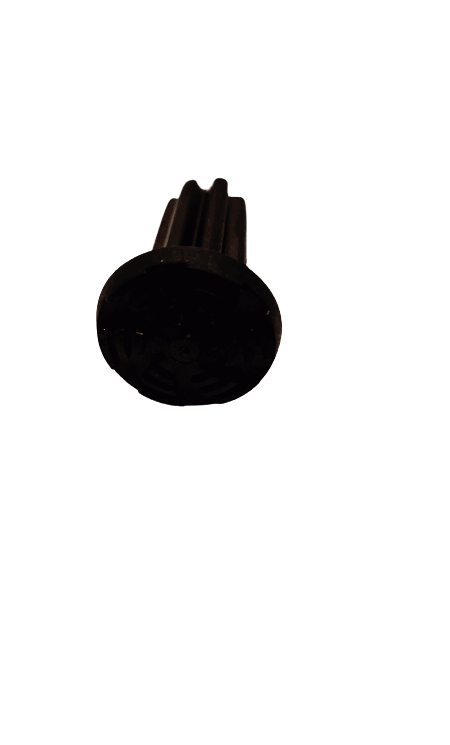Gummidoppsko sort, konveks, elastisk 13-17 mm