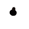 Gummidoppsko sort, konveks, elastisk 13-17 mm