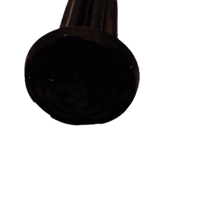 Gummidoppsko sort, konveks, elastisk 13-17 mm