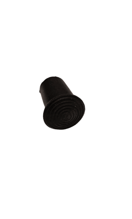 Gummidoppsko, rette, sorte, 14 mm innvendig diameter