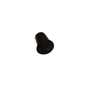 Gummidoppsko, rette, sorte, 14 mm innvendig diameter