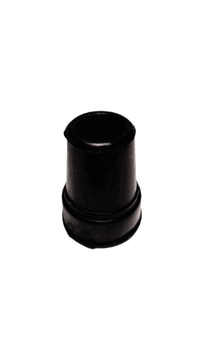 Gummidoppsko, koniske, sorte, 17 mm innvendig diameter