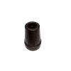 Gummidoppsko, brune, 15 mm diameter