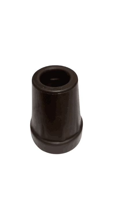 Gummidoppsko, brune, 15 mm diameter