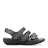 Sandal Plain leather black
